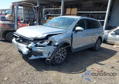 2021 Volkswagen Tiguan 2.0T S z USA, uszkodzony, nr VIN 3VV1B7AX1MM128948